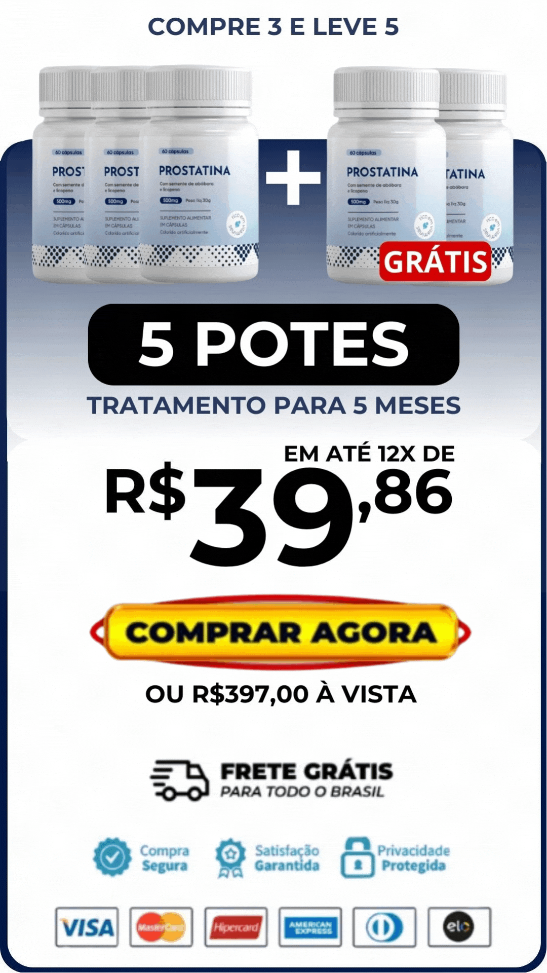 5 potes pis